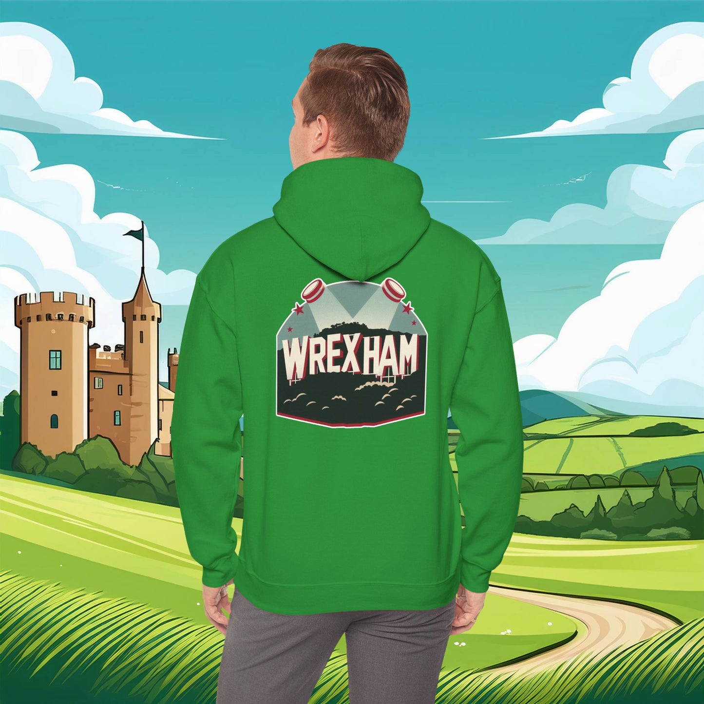 Wrexham Hollywood Sign Hoodie