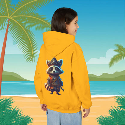Raccoon Pirate Youth Hoodie