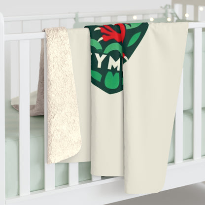 The Cymru Sherpa Fleece Blanket