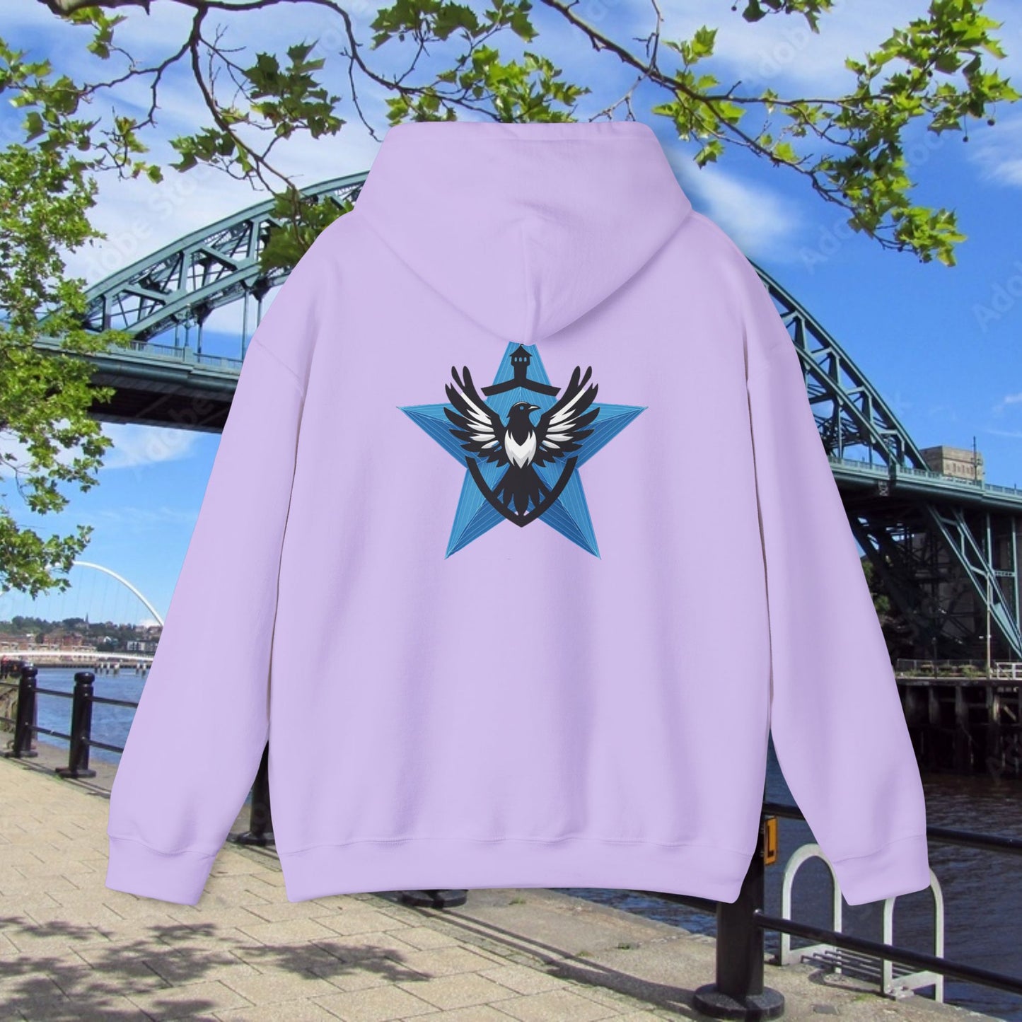 Newcastle United Blue Star Mags Hoodie