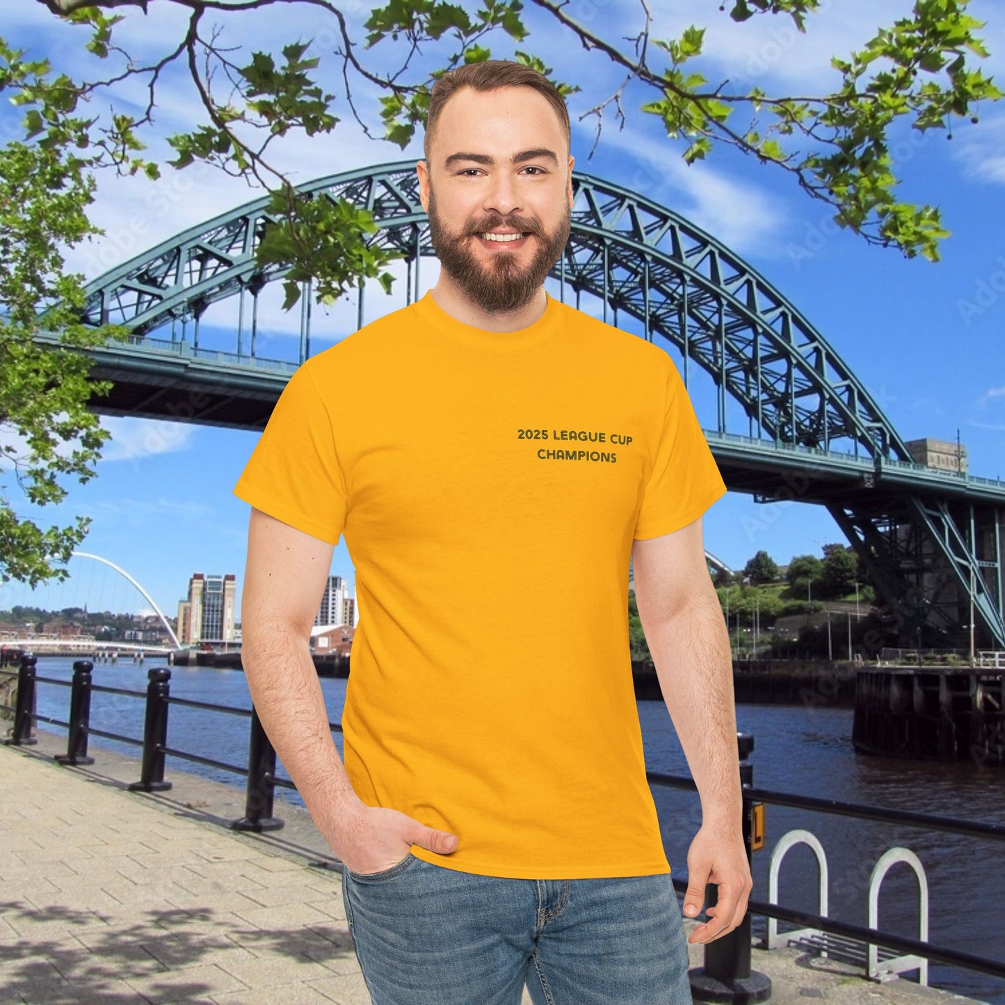 Newcastle Cup Champions Crest Tee