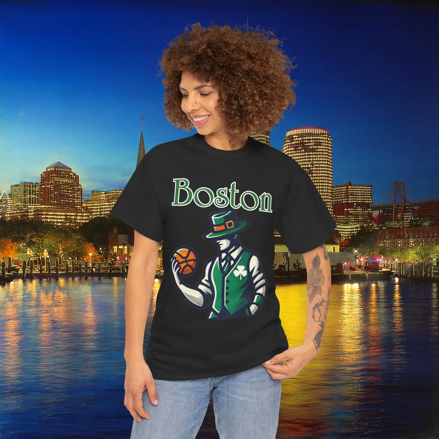 Boston Basketball Tee