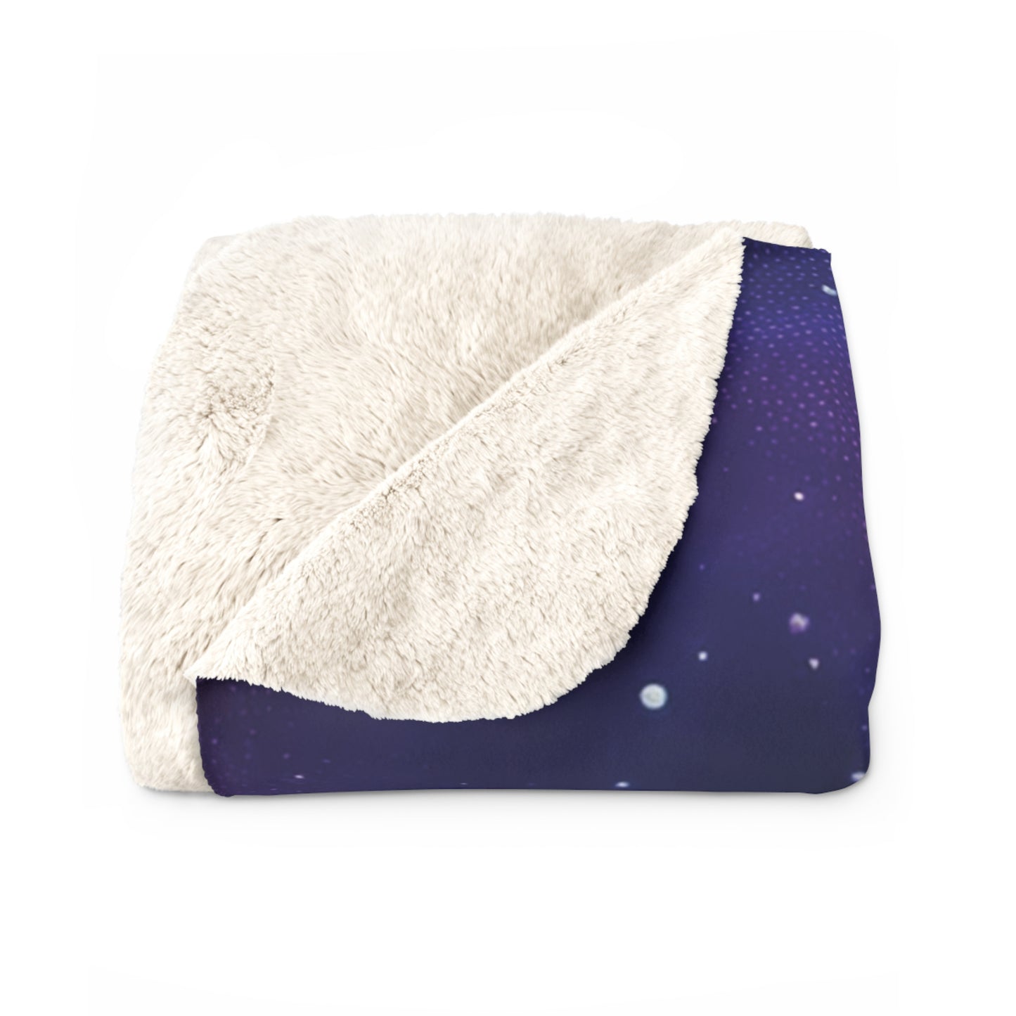 Distant Galaxy Sherpa Fleece Blanket