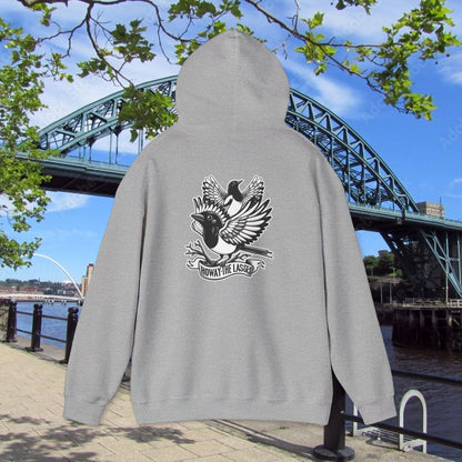 Newcastle United Howay The Lasses B&W (Twin Mags) Hoodie