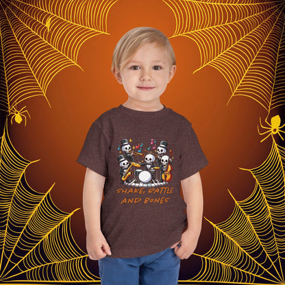 Skeleton Shake, Rattle and Bones Toddler Tee
