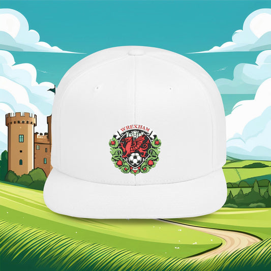 Wrexham Crest Flat Bill Snapback
