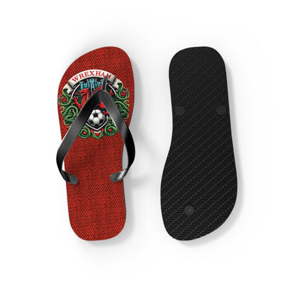 Wrexham Dragon Scale Flip Flops