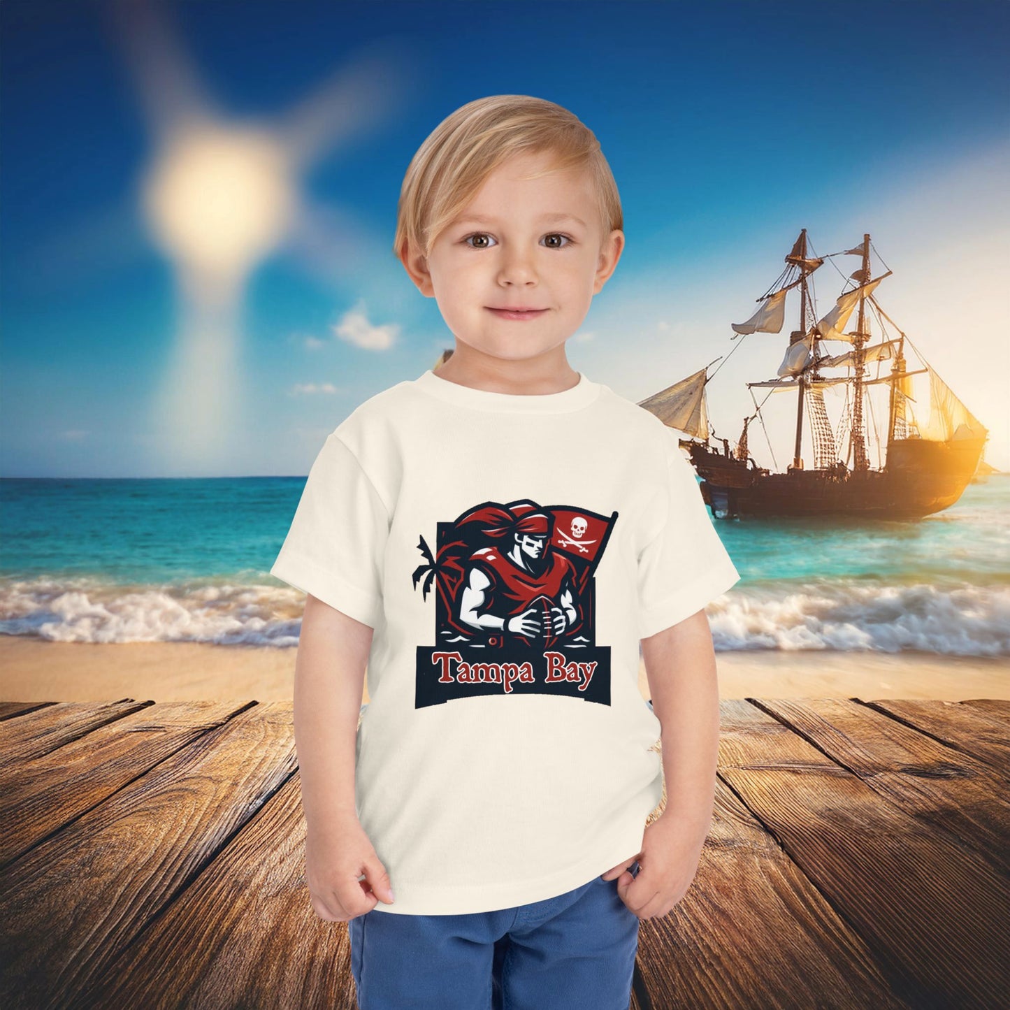 Tampa Bay Football Player Toddler Tee