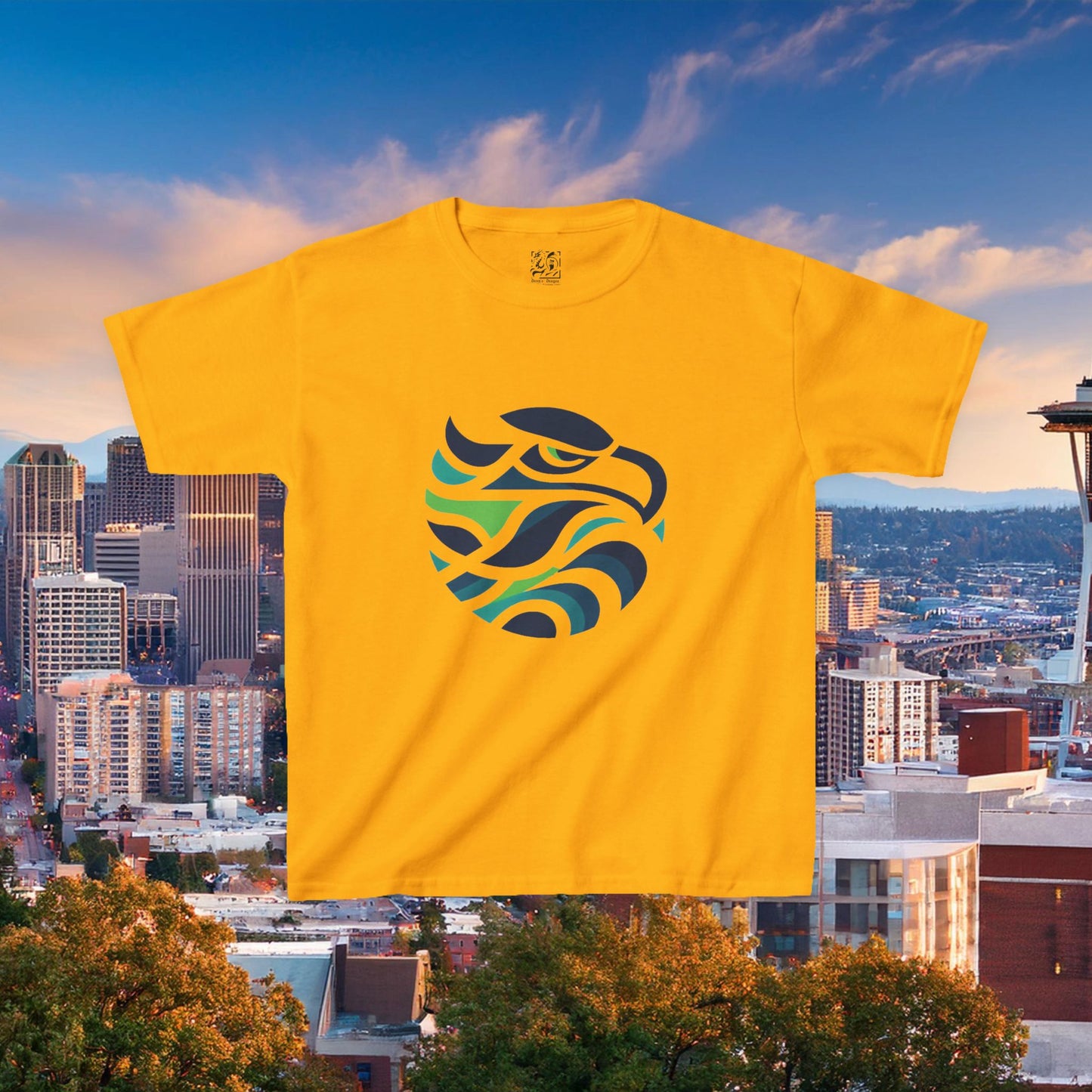 Seattle Football Logo Kids Tee