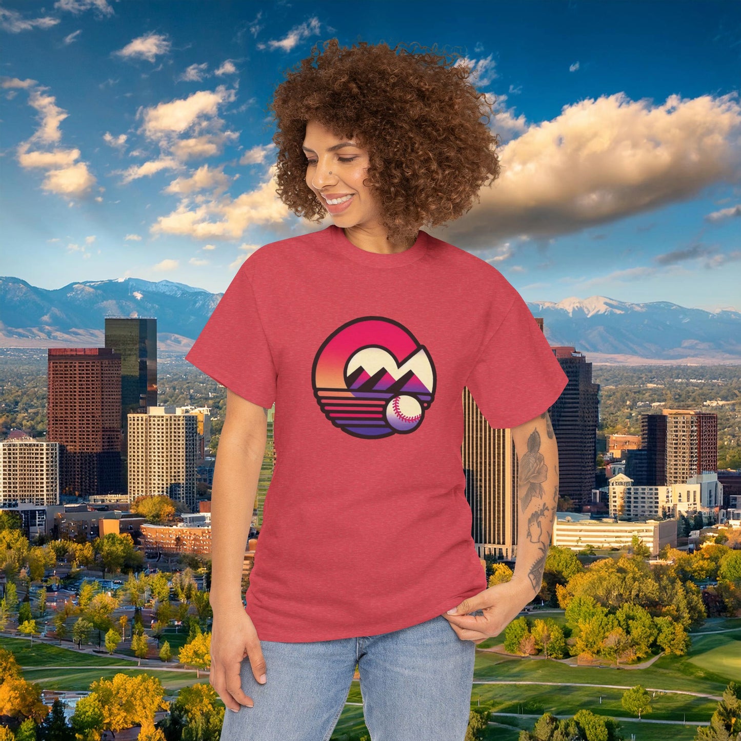 Retro Colorado Baseball Tee