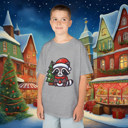Christmas Raccoon Kids Tee