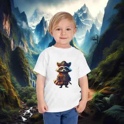 Raccoon Pirate Toddler Tee