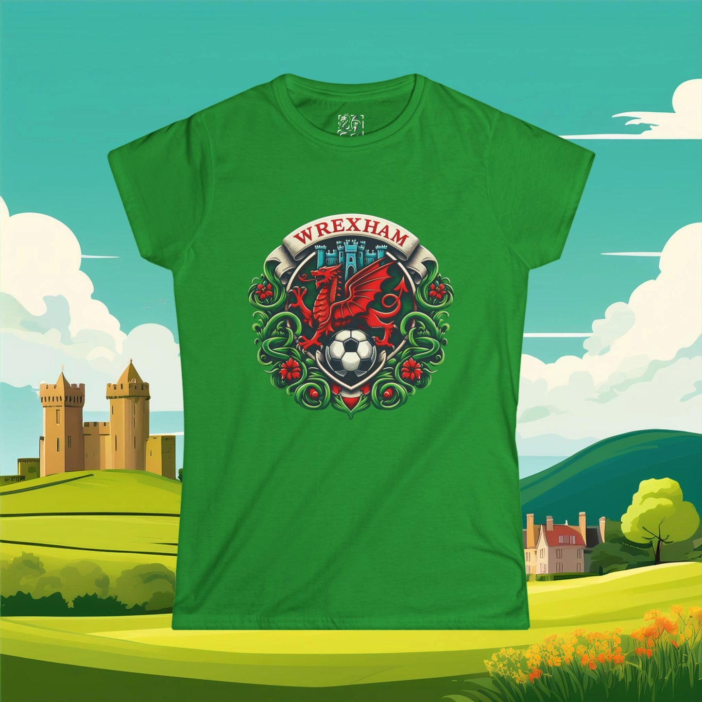 Wrexham Crest Women's Softstyle Tee