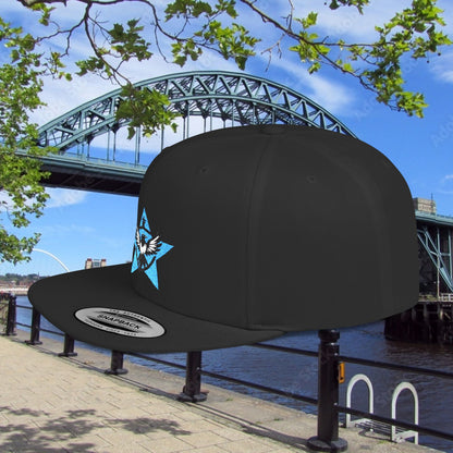 Newcastle United Blue Star Mags Flat Bill Snapback