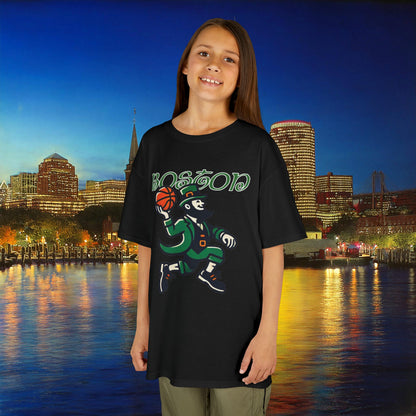 Boston Basketball Logo Kids Tee