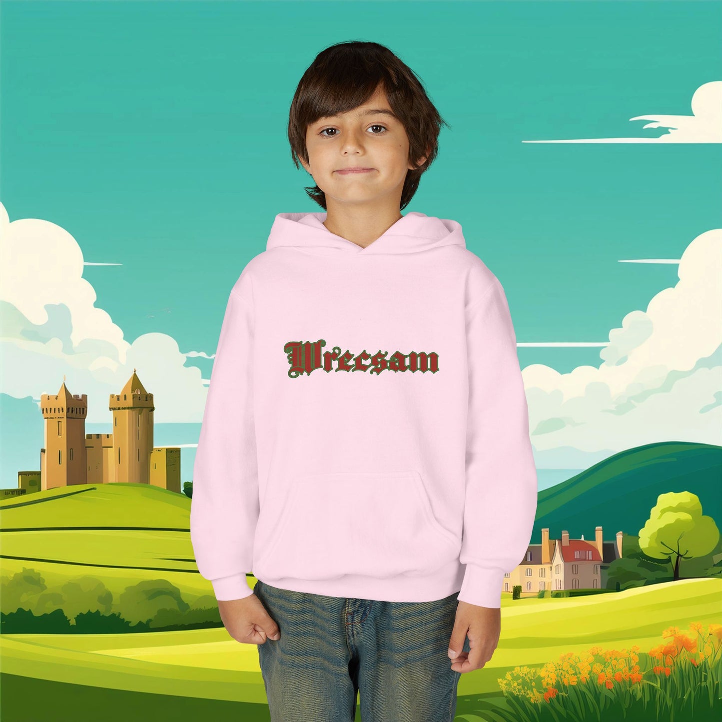 Wrecsam Mini Red Dragon Youth Hoodie