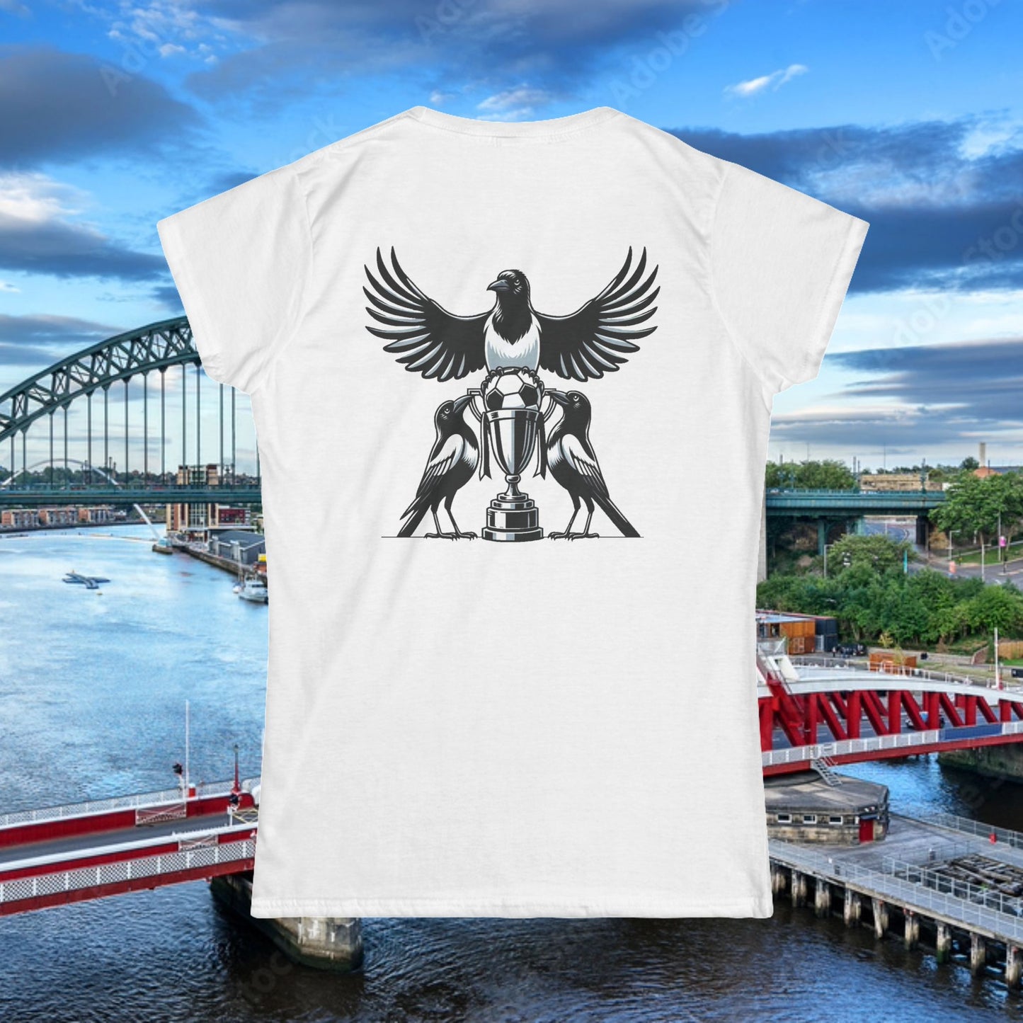 NUFC 2025 Carabao Cup Women's Softstyle Tee