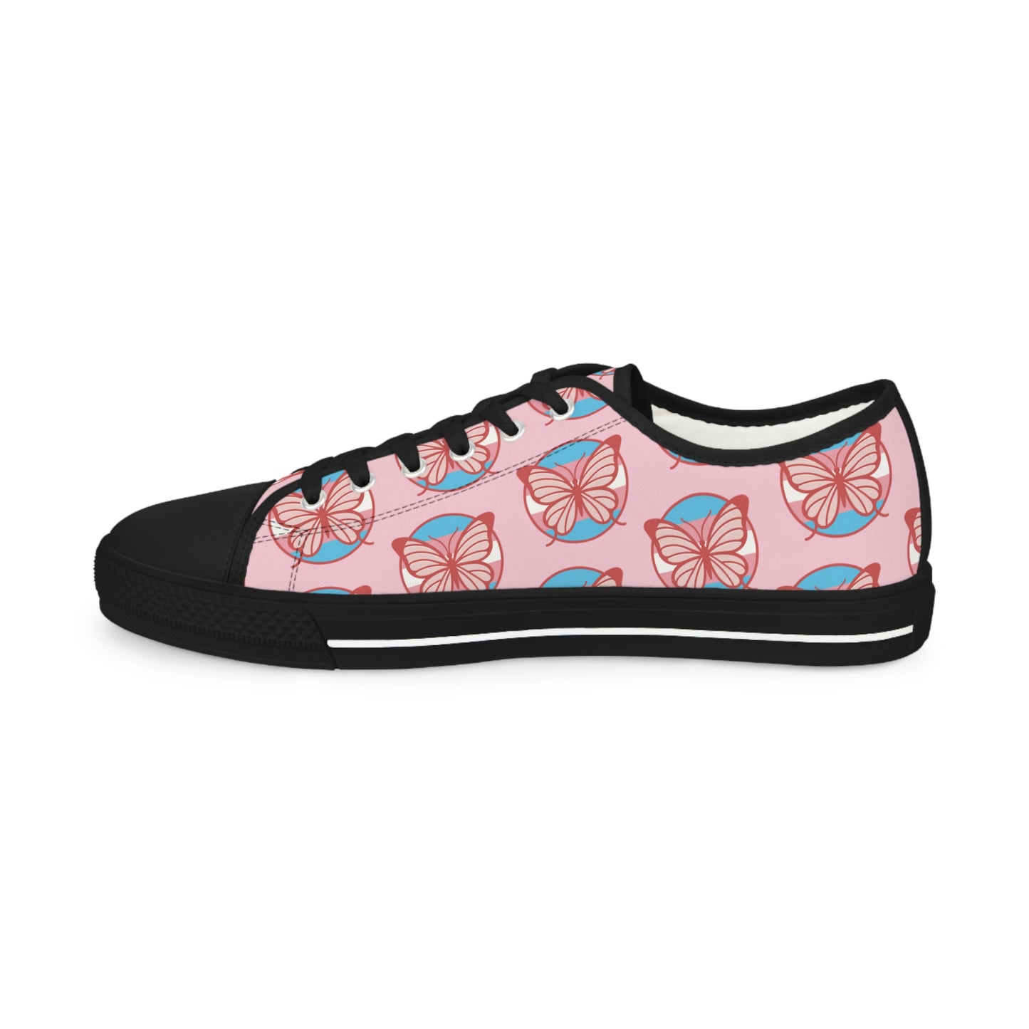The T Elders Butterfly Patterned Men's Low Top Sneakers