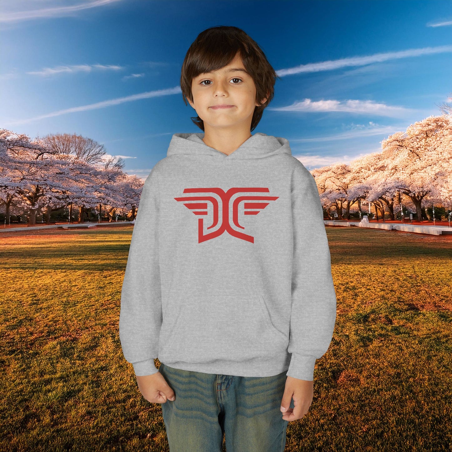Winged DC Youth Hoodie