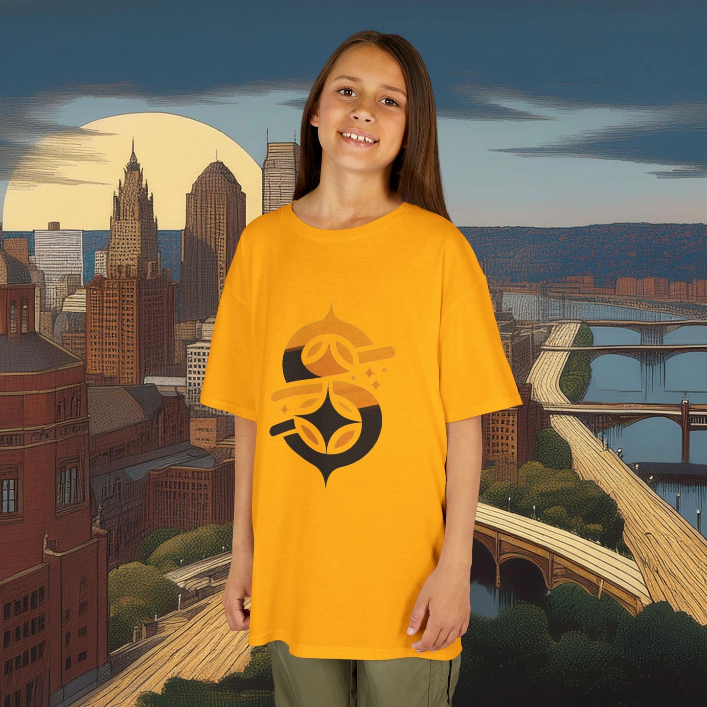 Pittsburgh Football Logo Kids Tee
