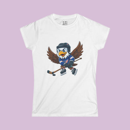 Washington Hockey Little Cap Women's Softstyle Tee