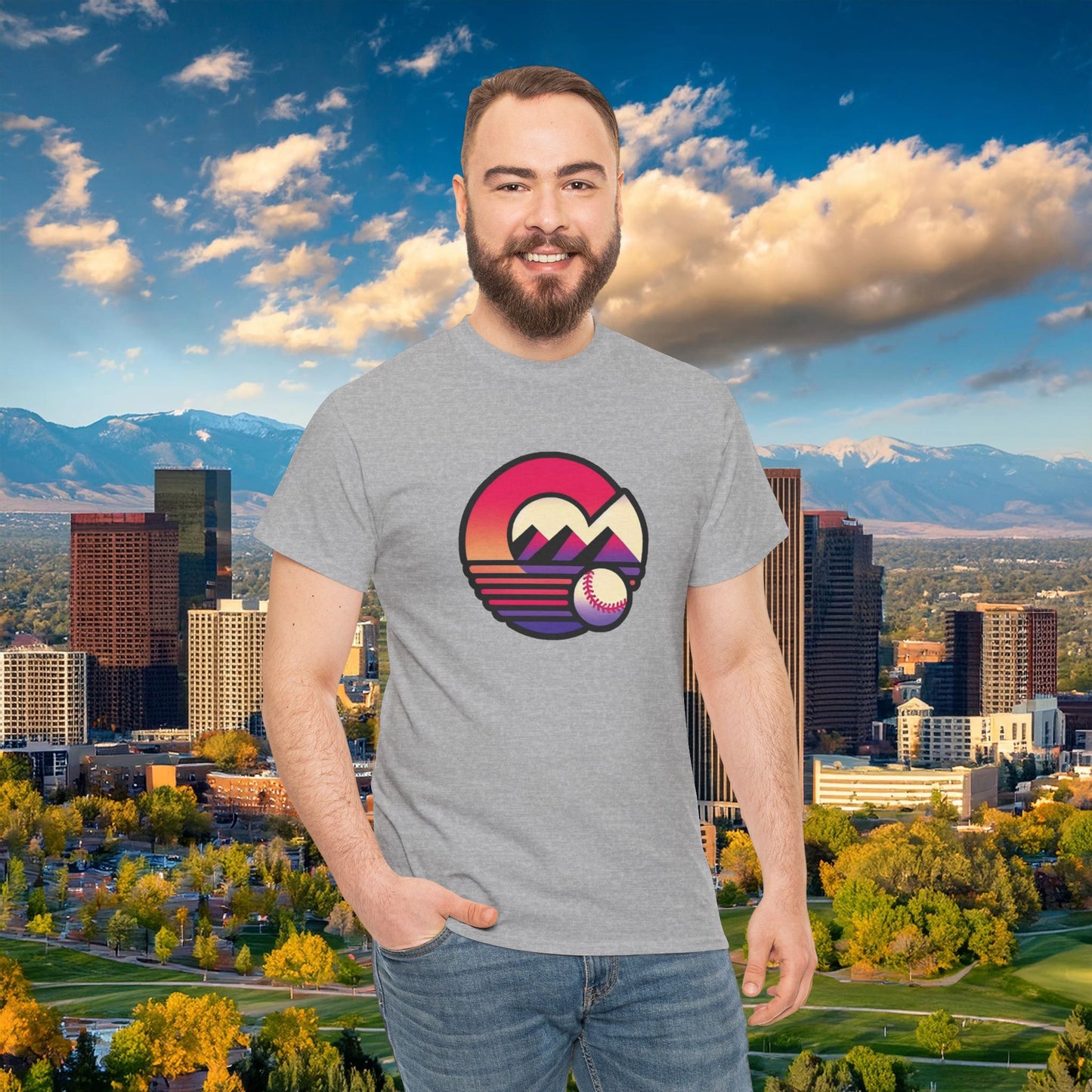 Retro Colorado Baseball Tee