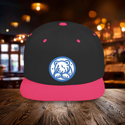 Bear Cub Flat Bill Snapback