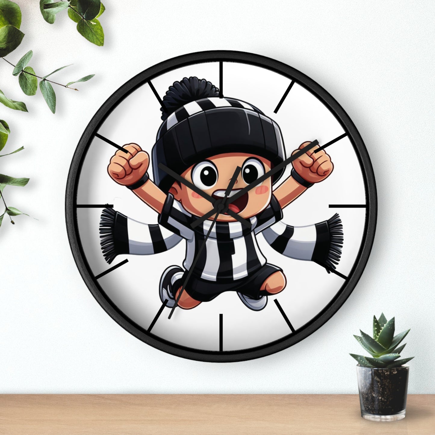 Mini Toon Supporter Wall Clock
