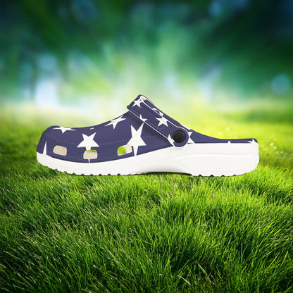 American Flag Foam Clogs