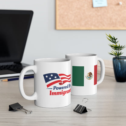 Powered by Immigrants Ceramic Mug (11oz/15oz)