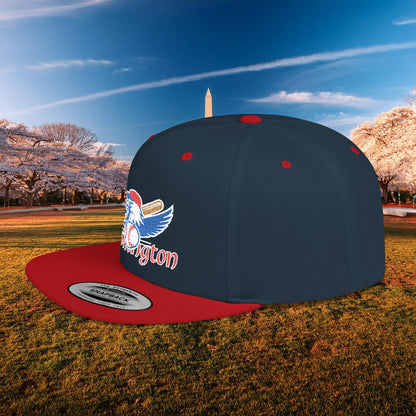 Washington Baseball Eagle Flat Bill Snapback