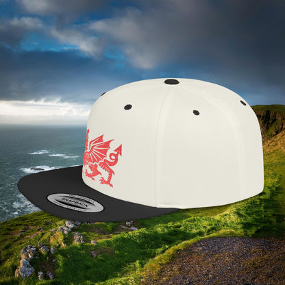 The Welsh Dragon Flat Bill Snapback