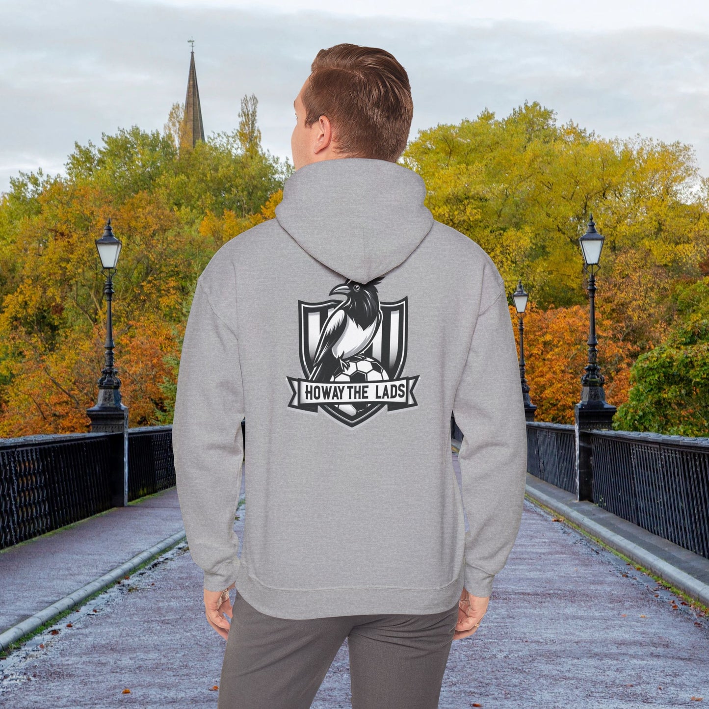 Newcastle United NUFC Crest Howay the Lads Hoodie
