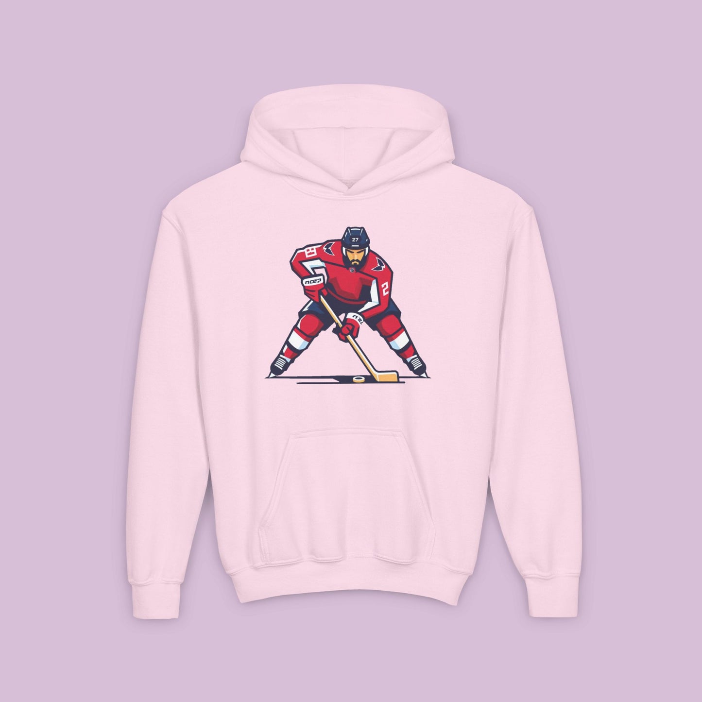 Washington Hockey Player Youth Hoodie