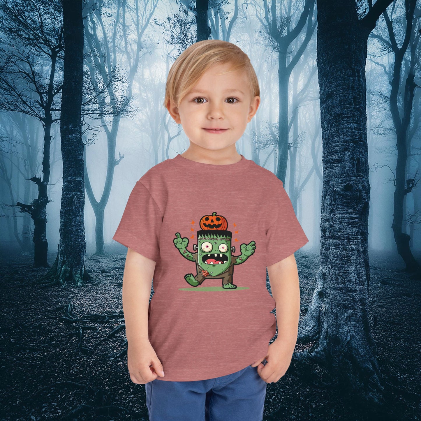 Little Frankenstein's Monster Toddler Tee