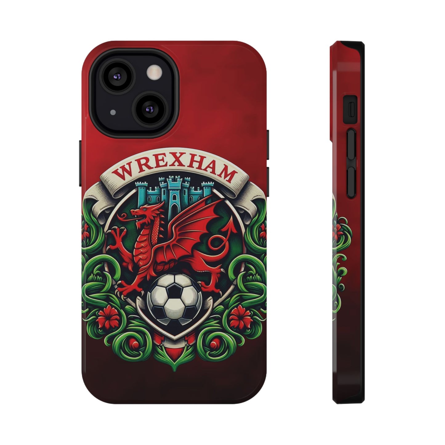 Wrexham Crest Impact-Resistant Cases