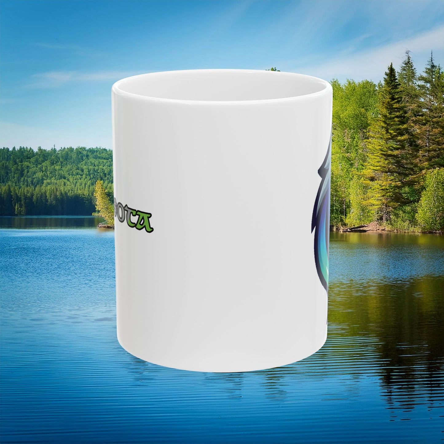 Timber Wolf Ceramic Mug (11oz/15oz)