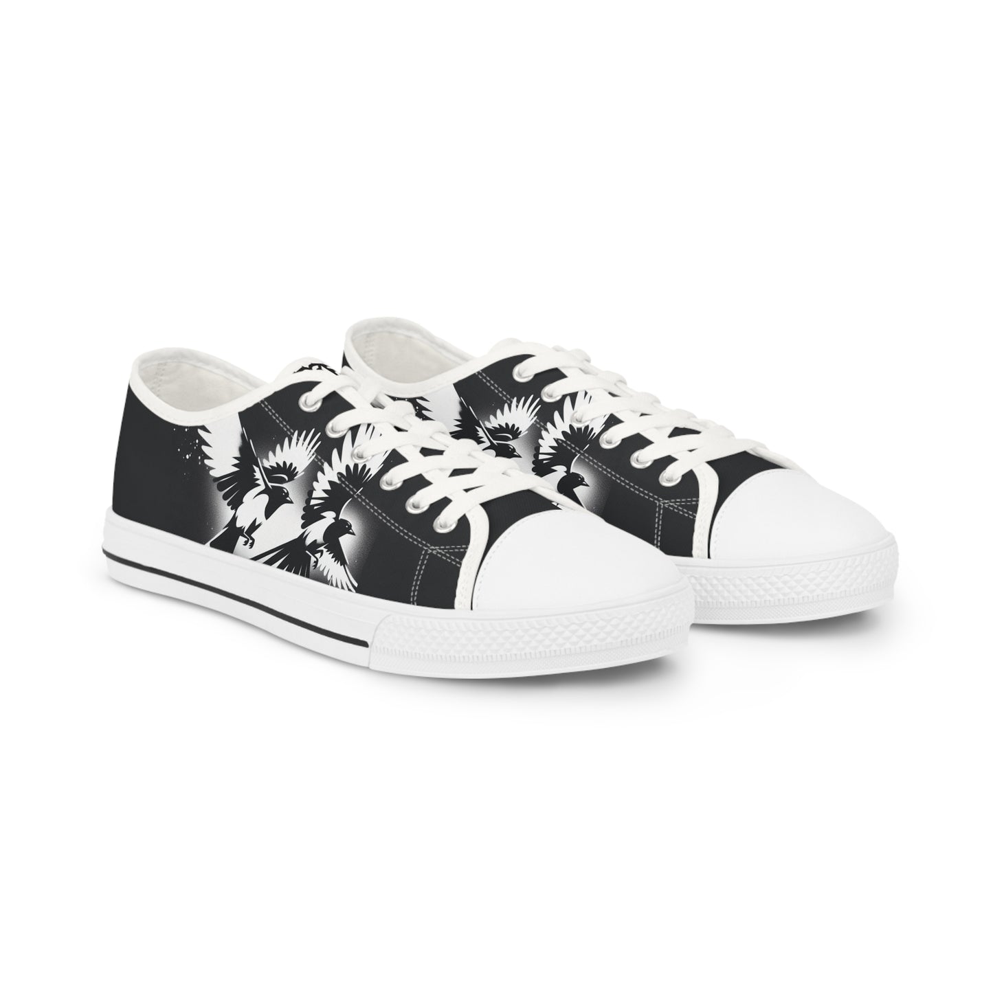 Newcastle Magpie Graffiti Men's Low Top Sneakers