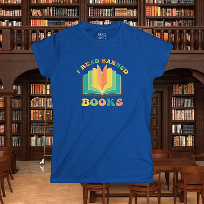 I Read Banned Books Women's Softstyle Tee