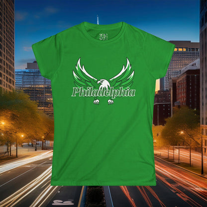 Philadelphia Eagle Logo Women's Softstyle Tee