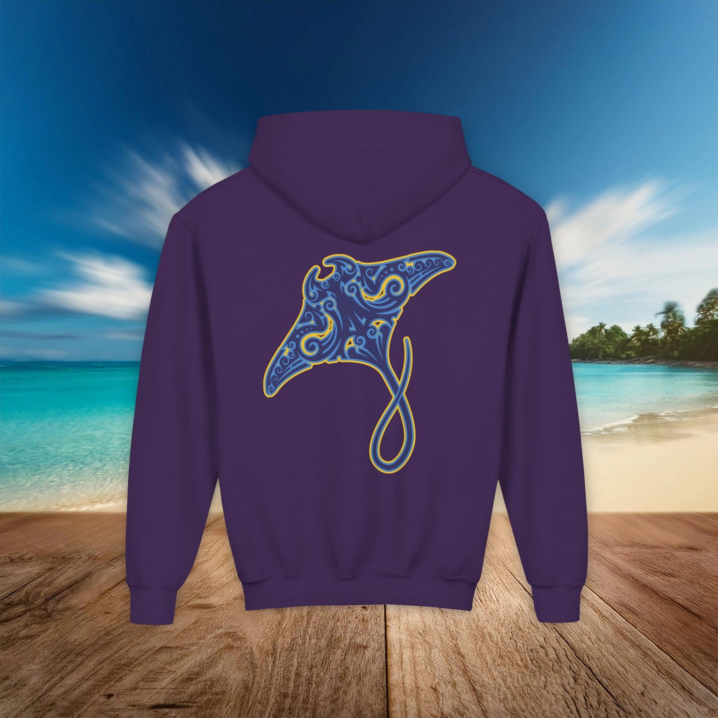 Manta Ray Youth Hoodie