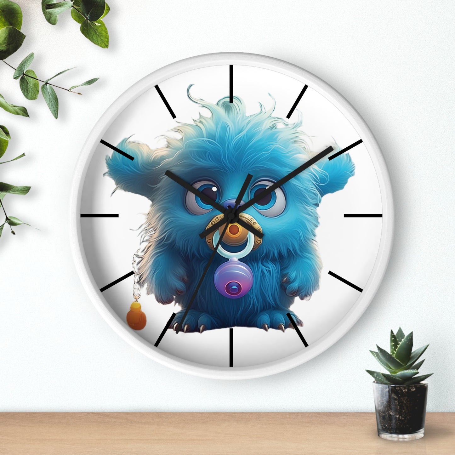 Baby Monster Wall Clock