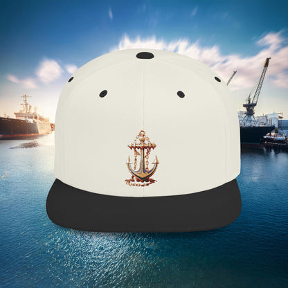 Anchor Flat Bill Snapback