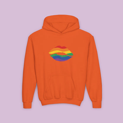 Rainbow Kiss Youth Hoodie