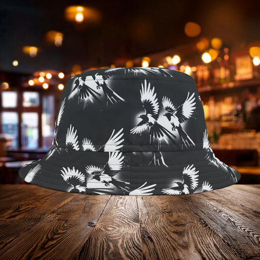 Newcastle Magpie Graffiti Bucket Hat
