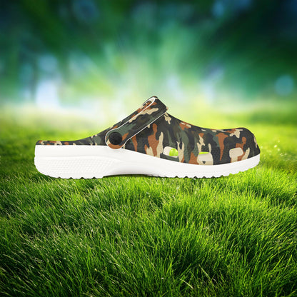 Camouflage Foam Clogs