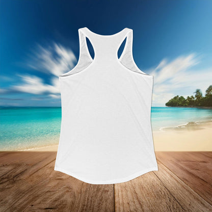 San Jose Hockey Neon Women's Ideal Racerback Tank