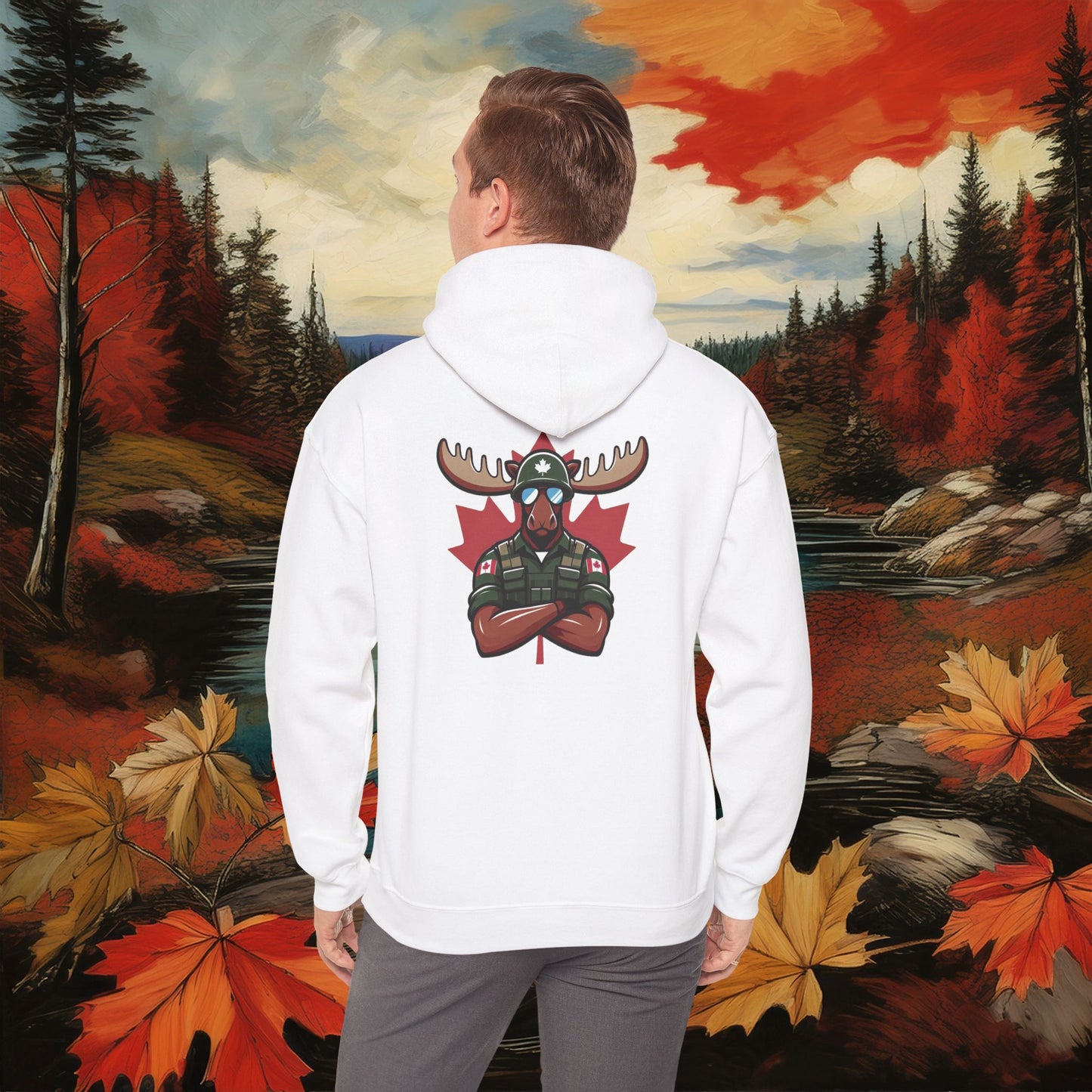 Canadian Moose "Antlers Up" Hoodie