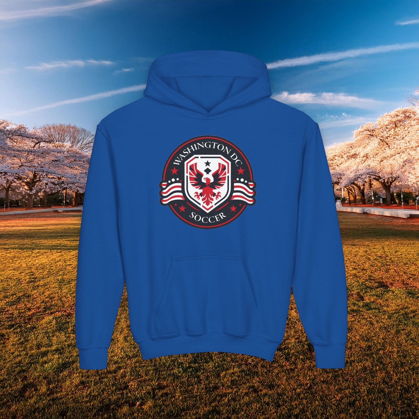 DC United Crest Youth Hoodie