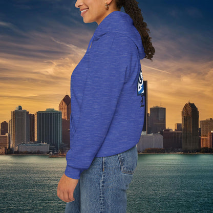 Detroit Football Skyline Hoodie